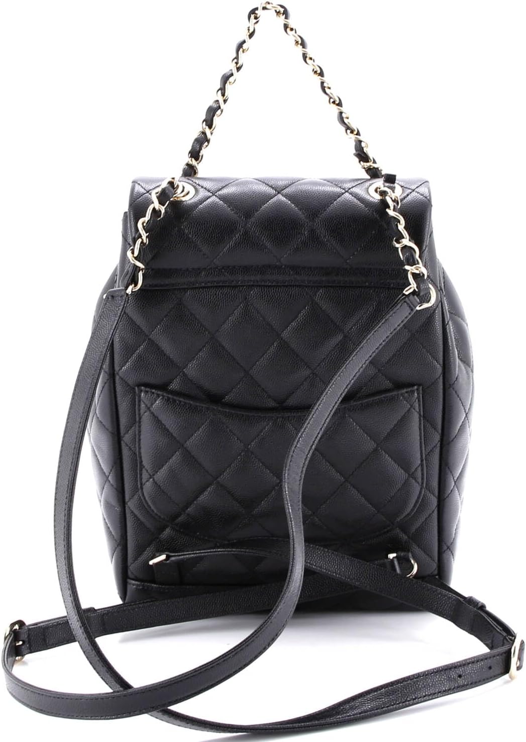Chanel, Urban Spirit NM Backpack Quilted Caviar Mini, Black