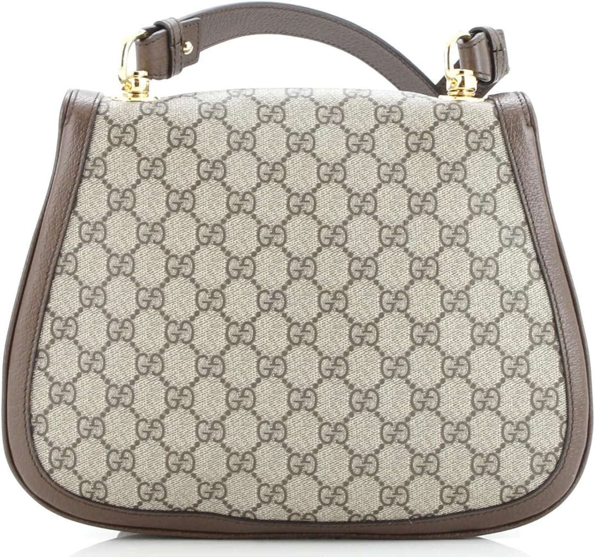 Gucci, Blondie NM Flap Shoulder Bag Leather Medium, Brown