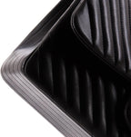 Chanel, So Black Classic Double Flap Bag Chevron Lambskin Jumbo, Black