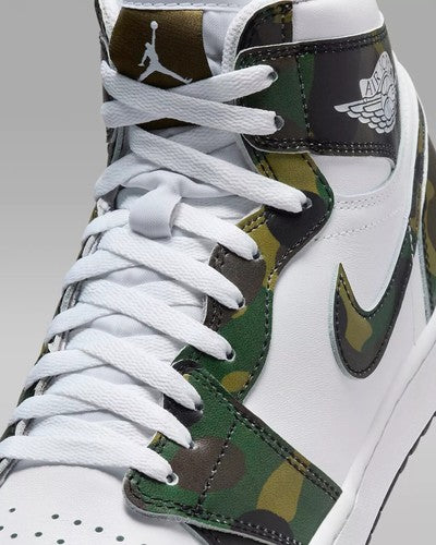 Nike Air Jordan 1 High Golf "Camo/White" DQ0660-300 Men's Sneakers [US 7-12]