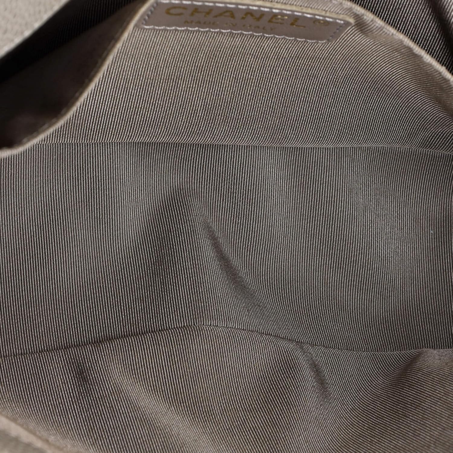 Chanel, Boy Flap Bag Quilted Caviar Old Medium, Gray