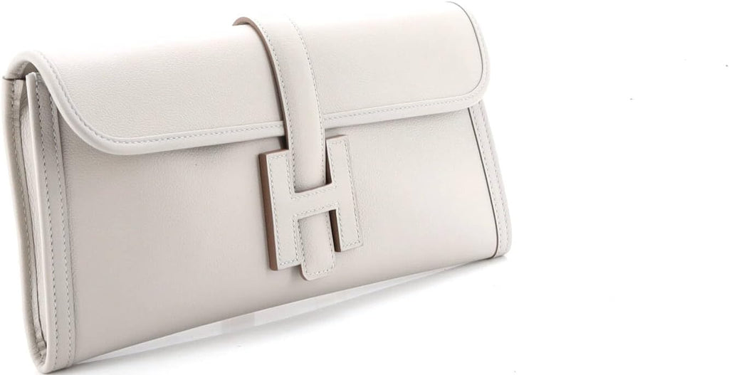Hermès, Jige Elan Clutch Swift 29,Gris Perle