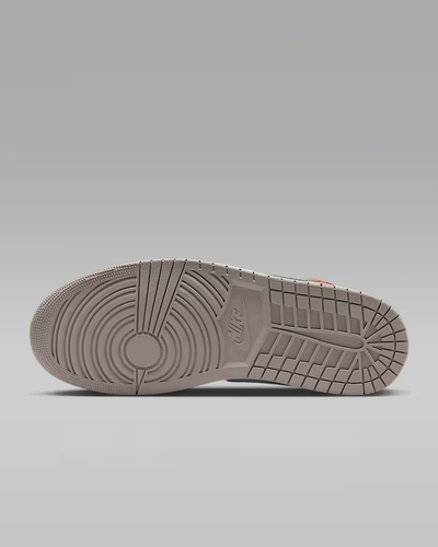 Nike Air Jordan 1 Mid "Hemp/White/College Gray/Fire Red" DQ8426-200 Men's