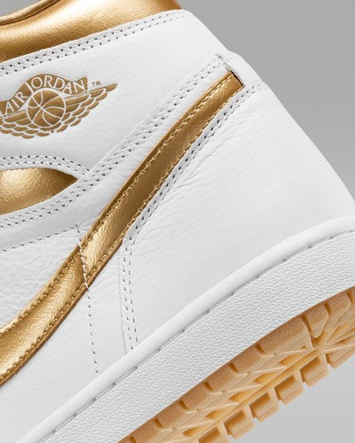 Nike WMNS Air Jordan 1 Retro High OG "White and Gold" FD2596-107 [US 5-12]