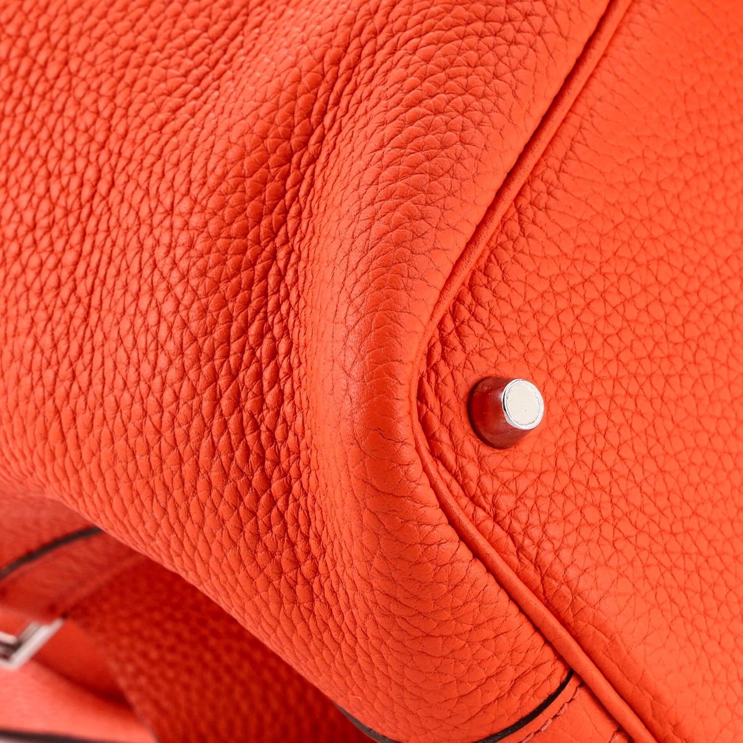 Hermès, Picotin Lock Bag Clemence PM,Orange Poppy