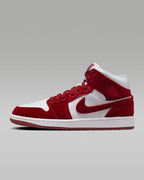 Nike WMNS Air Jordan 1 Mid SE "White/Black/Team Red" FZ3334-100 [US 5-9]