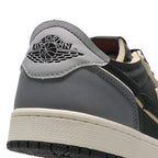 Nike DV0982-006 Air Jordan 1 Low OG EX Black Smoke Grey Men's US 6-12 Authentic