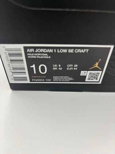 Nike Air Jordan 1 Low SE Craft "Pale Ivory" FQ3055-100 Sneakers [US7-12]