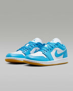 Nike WMNS Air Jordan 1 Low "White/Dark Powder Blue" DC0774-104 [US 5-12]
