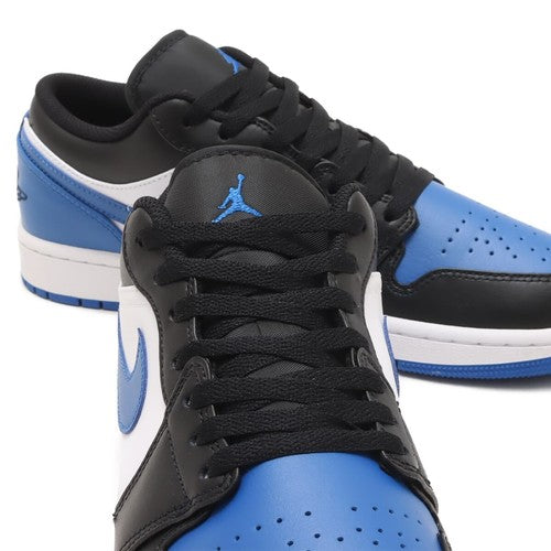 Nike Air Jordan 1 Low "Black/White/Royal Blue" 553558-140 Men's [US 7-14]