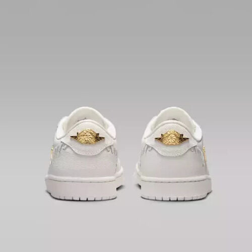Nike WMNS Air Jordan 1 Low Method Of Make "White/Gold" FN5032-100 [US5.5-12]
