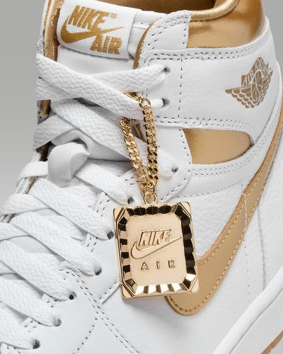 Nike WMNS Air Jordan 1 Retro High OG "White and Gold" FD2596-107 [US 5-12]