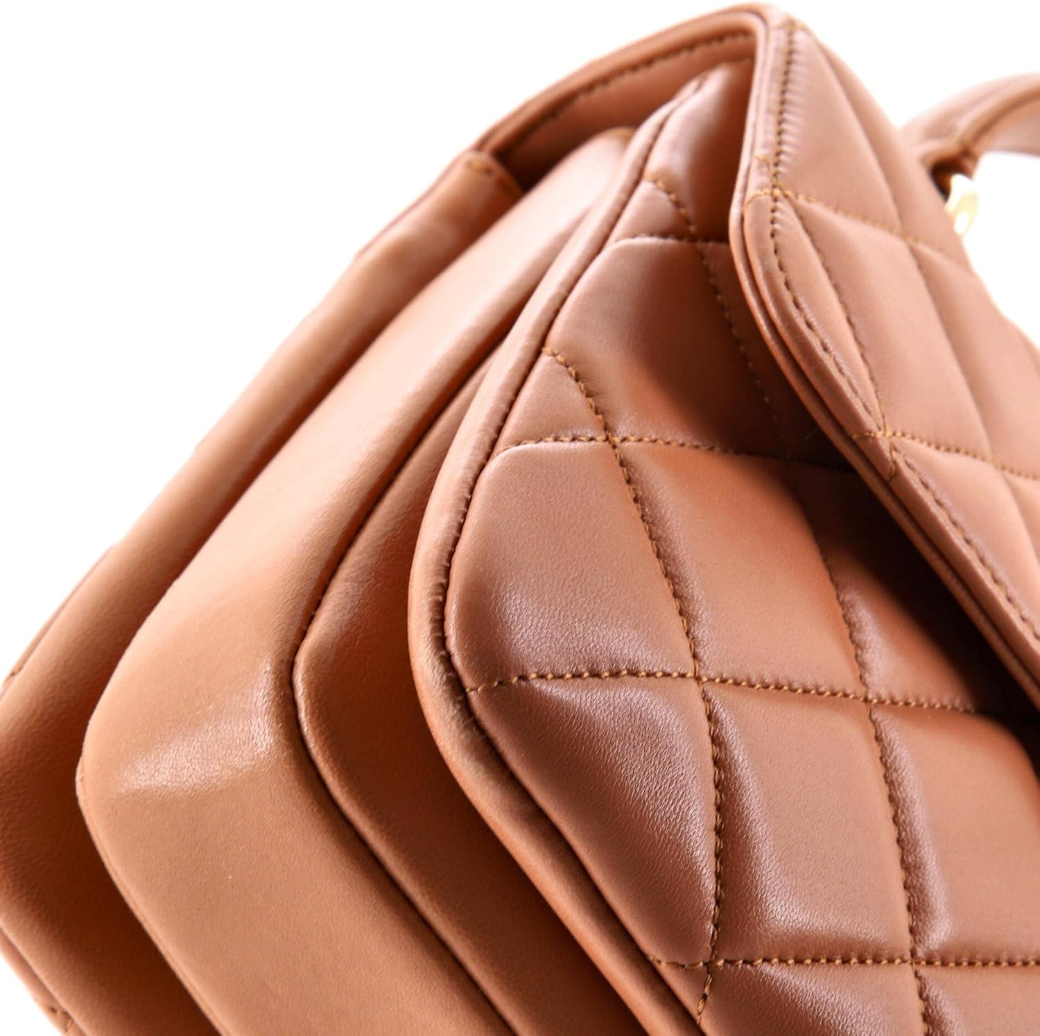 Chanel, Trendy CC Top Handle Bag Quilted Lambskin Small, Neutral