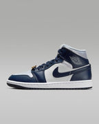 Nike WMNS Air Jordan 1 Mid SE "Football Grey/Navy" FZ8777-044 [US 5.5-11.5]
