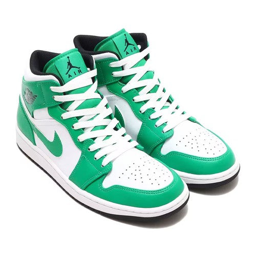 Nike Air Jordan 1 Mid "Lucky Green" DQ8426-301 Men's Shoes Sneakers Brand