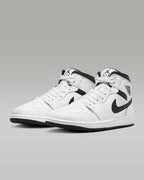 Nike Air Jordan 1 Mid "White/Black" DQ8426-132 Men's Sneakers [US 7-14]