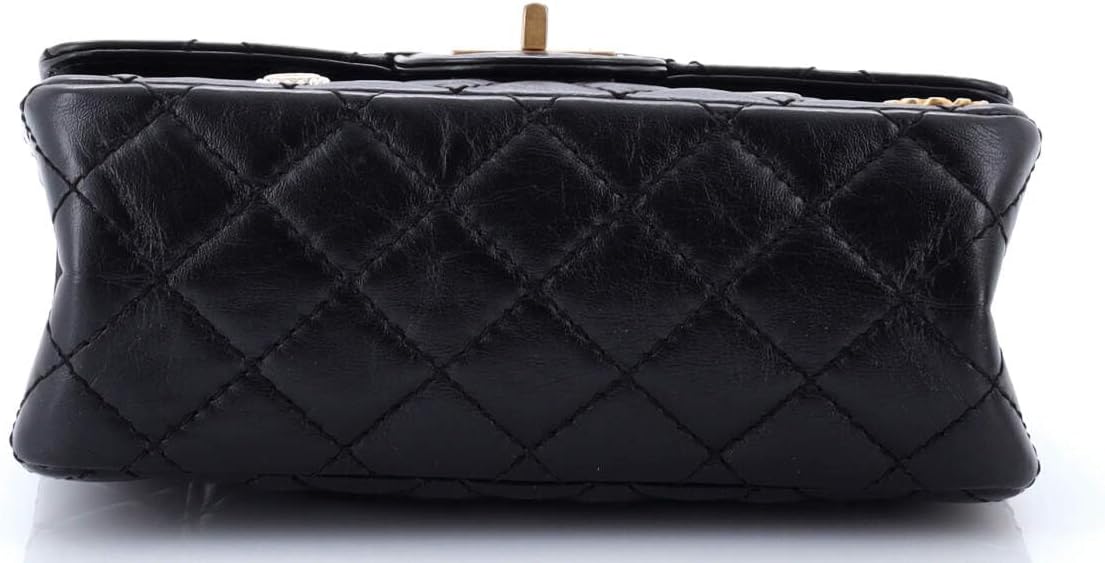 Chanel, Crystal Charms 2.55 Reissue Flap Bag Aged Quilted Calfskin 224, Black