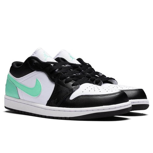 Nike Air Jordan 1 Low Green Glow 553558-131 Men's Size