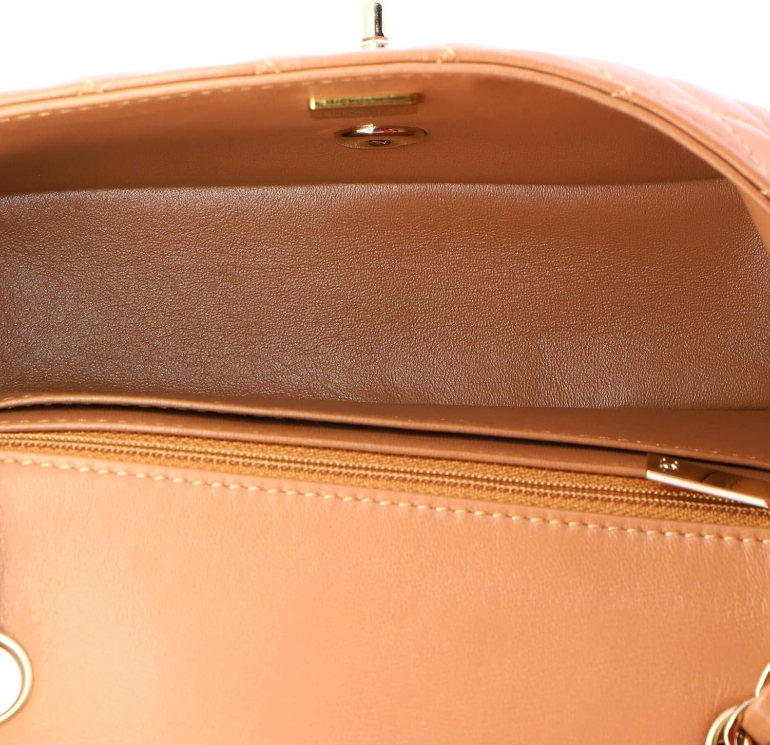 Chanel, Classic Single Flap Bag Quilted Lambskin Mini, Brown