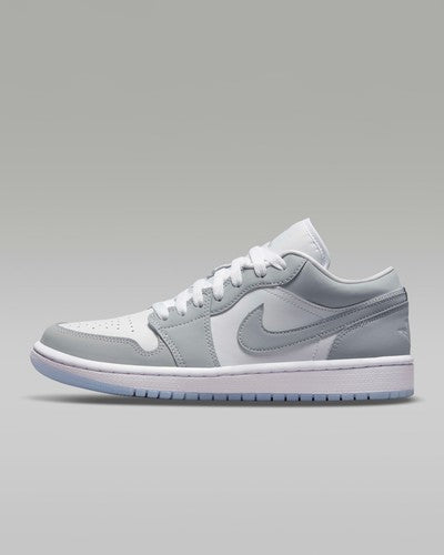 Nike WMNS Air Jordan 1 Low "White/Aluminum/Wolf Gray" DC0774-105 [US 5-12]