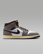Nike Air Jordan 1 Mid "White/cave stone/dark sulfur" HQ2011-100 Men's Shoes