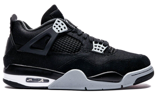 Nike Air Jordan 4 Retro SE Black Canvas DH7138-006 Men's Size