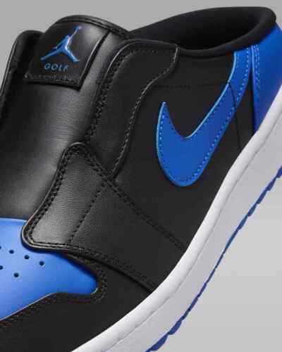 Nike Air Jordan 1 Mule Golf "Black/White/Royal" FJ1214-002 Men's  [US 7-12]