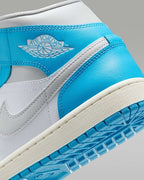 Nike WMNS Air Jordan 1 Mid "Dark Powder Blue/White" BQ6472-400 [US 5.5-12]