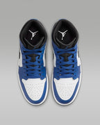 Nike Air Jordan 1 Mid "Game Royal/White/Black" DQ8426-402 Sneakers [US 7-15]