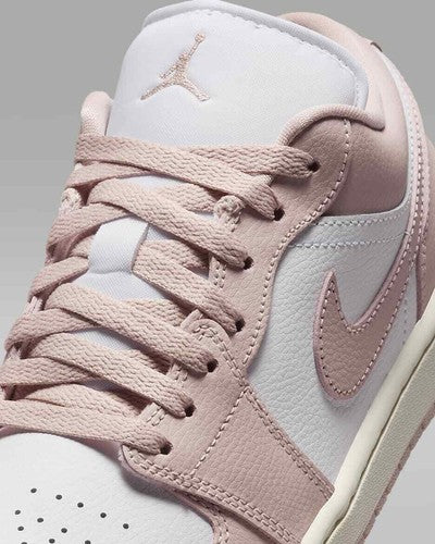 Nike WMNS Air Jordan 1 Low "White/Sail/Pink Oxford" DC0774-162 [US 5-12]