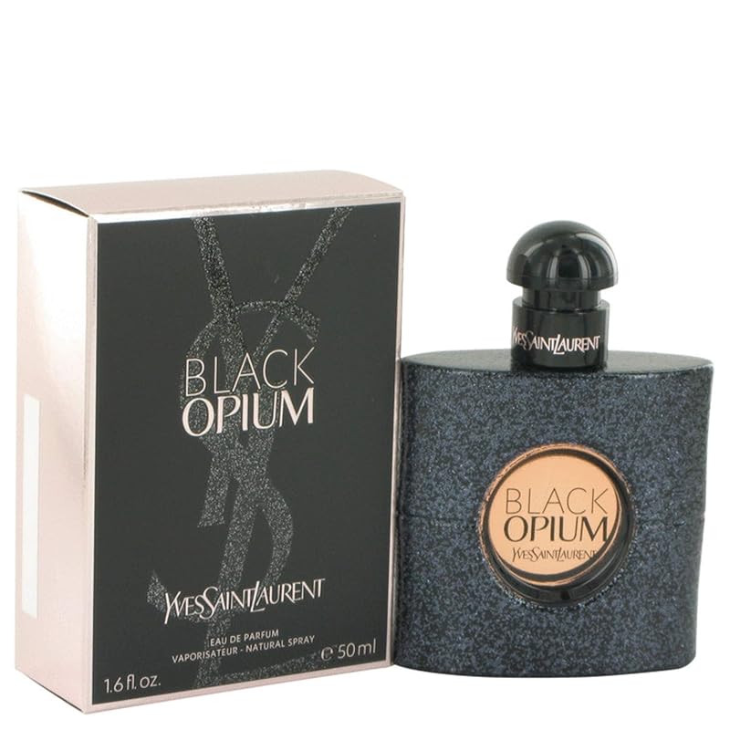 Yves Saint Laurent Eau De Parfum Spray for Women, Black Opium, 1.6 Ounce