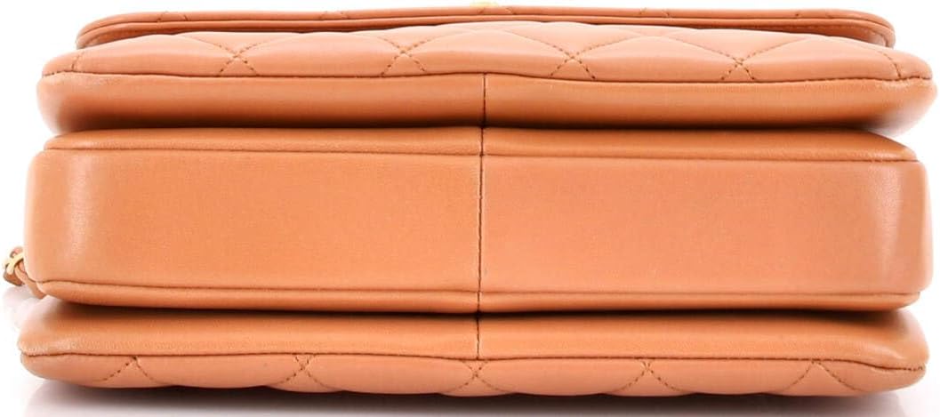 Chanel, Trendy CC Top Handle Bag Quilted Lambskin Small, Neutral