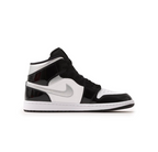 Nike Air Jordan 1 Mid SE Patent Black White Metallic HV0789-010 Men's Size