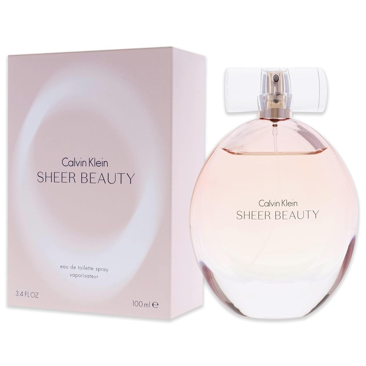 Calvin Klein Sheer Beauty Eau de Toilette – Floral Women's Perfume – With Notes of Peach Bellini Accord, Pink Lily, Peony & Vanilla Blossom – Long Lasting Fragrance