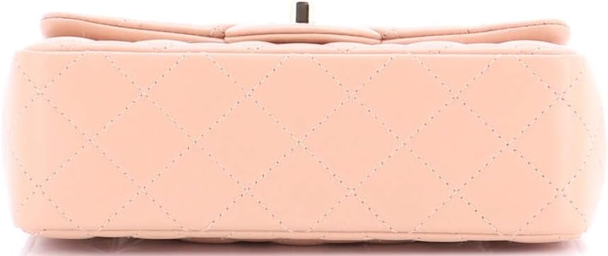 Chanel, Classic Single Flap Bag Quilted Lambskin Mini, Neutral