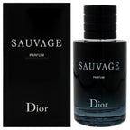 Dior Sauvage Parfum Spray for Men 2.0 Ounces, clear