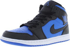 Nike DQ8426-042 Air Jordan 1 Mid Black White Royal Blue Men's US 7-13 Authentic