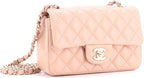 Chanel, Classic Single Flap Bag Quilted Lambskin Mini, Neutral