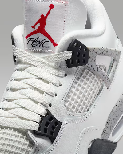 Nike Air Jordan 4 Retro "White/Cement" (2025) FV5029-100 Men's Sneakers