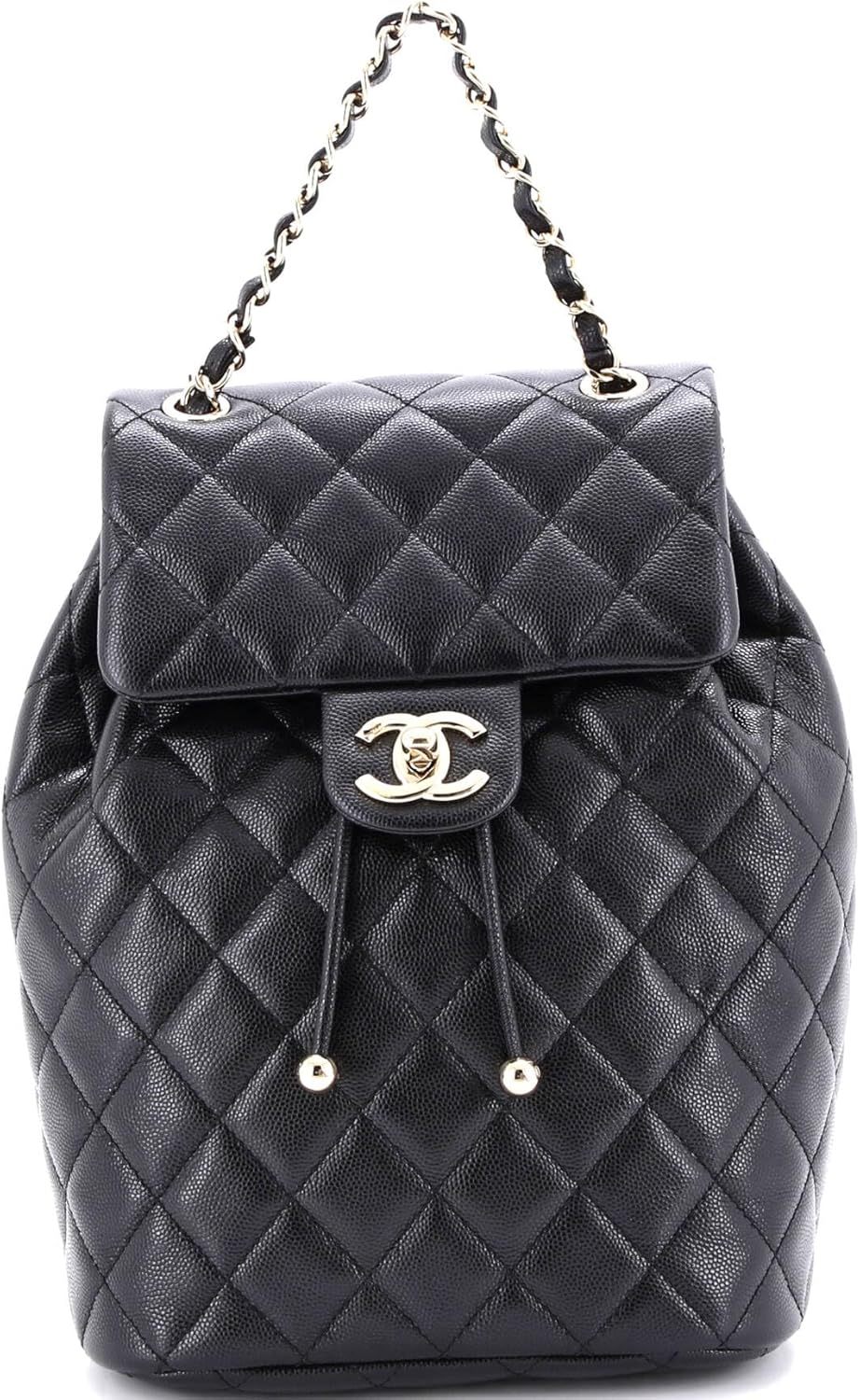 Chanel, Urban Spirit NM Backpack Quilted Caviar Mini, Black