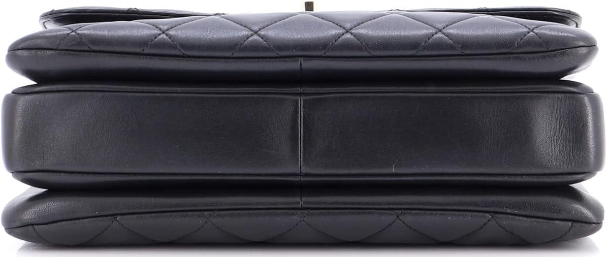 Chanel, Trendy CC Top Handle Bag Quilted Lambskin Medium, Black