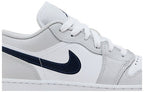 Nike Air Jordan 1 Low White Grey Midnight Navy 553560-146 GS & Women's Size