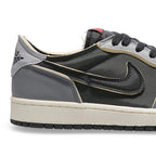 Nike DV0982-006 Air Jordan 1 Low OG EX Black Smoke Grey Men's US 6-12 Authentic