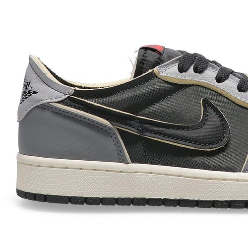 Nike DV0982-006 Air Jordan 1 Low OG EX Black Smoke Grey Men's US 6-12 Authentic