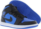 Nike DQ8426-042 Air Jordan 1 Mid Black White Royal Blue Men's US 7-13 Authentic