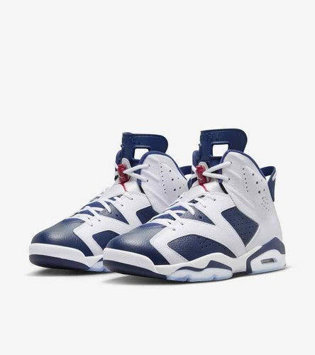 Nike Air Jordan 6 Retro "White and Midnight Navy" CT8529-164 Men's [US 7-13]