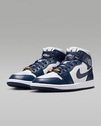 Nike WMNS Air Jordan 1 Mid SE "Football Grey/Navy" FZ8777-044 [US 5.5-11.5]