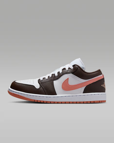 Nike WMNS Air Jordan 1 Low "White/Baroque Brown" DC0774-182 Women's Sneakers