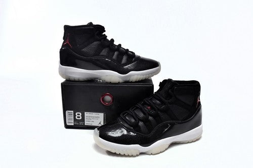 Jordan 11 Retro 72-10 Men’s Sneakers Red Black White Basketball Shoes