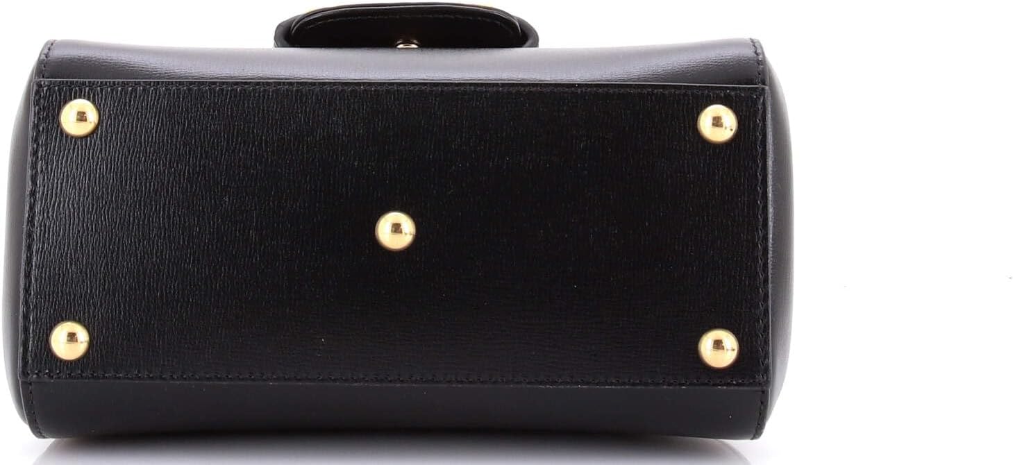Gucci, Horsebit 1955 Top Handle Flap Bag Leather Mini,Black